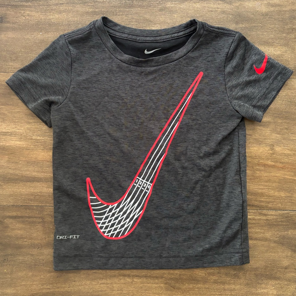 Nike Dri-FIT Kids Dark Gray Shirt